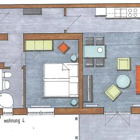 Apartment Hoeger Whg 04 *